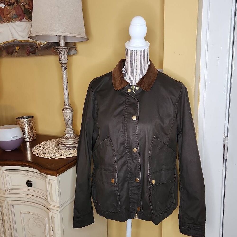 J.crew olive jacket women's size M - Picture 1 of 7
